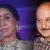 Asha Bhosle nervous while shooting with Anupam Kher
