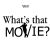 Contest of the Week: What's That Movie?