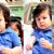 A cranky Taimur and Misha with mom Mira Kapoor snapped in the city