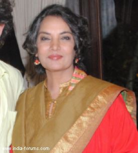 Actress shabana azmi