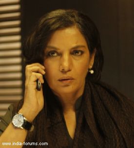 Actress shabana azmi