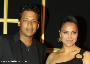 lara dutta with her husband