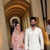 Shahid &nbsp;Kapoor and Mira Rajput walk hand in hand as man and wife!