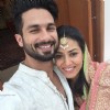 Shahid &nbsp;Kapoor and Mira Rajput's first selfie together