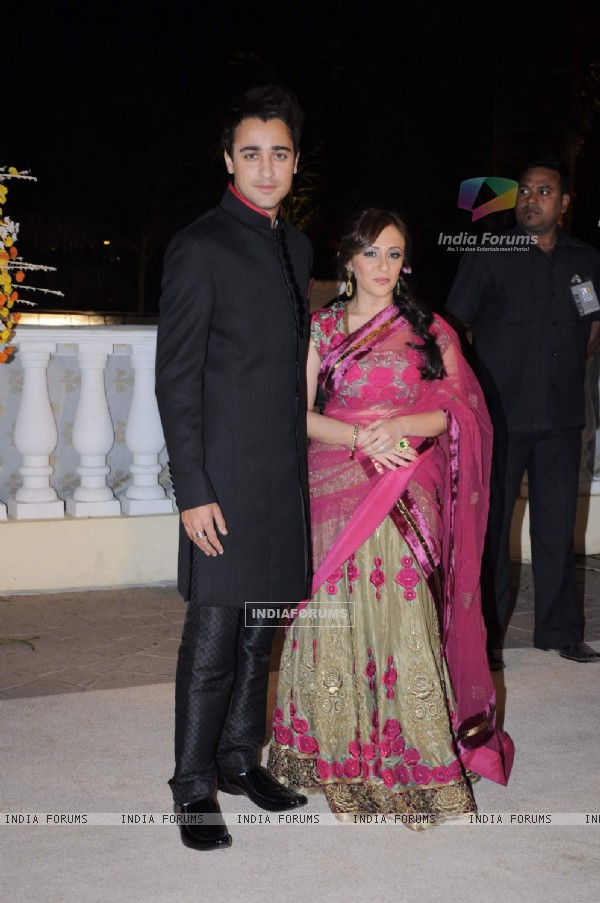 Imran Khan and Avantika Malik 39s Wedding Reception Party at Taj Land 39s End