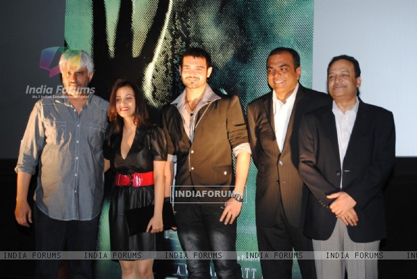 Vikram Bhatt, Twinkle and Mimoh at Launch of Vikram Bhatt's 'Haunted - 3D' movie first look