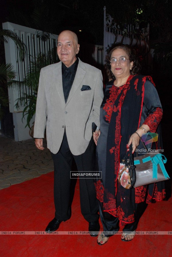 Prem Chopra at Isha Koppikar''s wedding reception