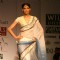 A model showcasing a designer Anju Modi's  creation at the Wills Lifestyle India Fashion Week-Spring summer 2011,in New Delhi on Sunday
