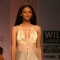 A model showcasing a designer Wendell Rodricks,s  creation at the Wills Lifestyle India Fashion Week-Spring summer 2011,in New Delhi on Sunday