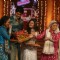 Cast of Na Aana Is Desh Laado and Uttaran on the sets of Colors Diwali show