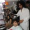 Manzoor Khan make-up lounge launch at Malad