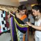 Sonam Kapoor at innaguration of fashion designer Masaba Gupta's first standalone store''MASABA''