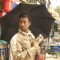 Irfaan Khan with a umbrella