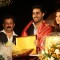 Abhishek Bachchan and Aishwarya Rai Bachchan during an World bunts sports meet of 2010 in Mumbai