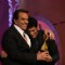 Shah Rukh Khan presents Dharmendra with Lifetime Achievement Award at the 6th Apsara Awards