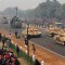 The dress rehearsal for the Republic Day parade at Rajpath 23 Jan 2011. .