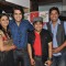 Manish Paul, wife Sanyukta, Prasad Barve & Dharampal Thakur at the launch party of Pyaar Mein Twist