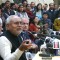 Bihar Chief Minister Nitish Kumar at a press conference in New Delhi on Wed 2 Feb 2011. .