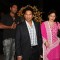 Sachin with Anjali Tendulkar and Yuvraj Singh at Imran Khan and Avantika Malik's Wedding Reception