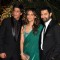 Aamir with Shah Rukh and Gauri Khan at Imran Khan and Avantika Malik's Wedding Reception Party