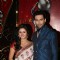 Rashmi and Nandish at Global Indian film and Television awards at Yash Raj studios in Mumbai