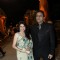 Bhagyashree with her husband at Videocons Venuegopal Dhoots Daughter Marriage