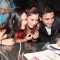 Sara, Krystle and Nishant having fun with the Cake in Party of Ram Milaayi Jodi