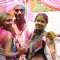 Kushal Punjabi with Shweta Salve & Narayani Shastri at Ekta, Sanjay and Kiran Holi Party at Versova