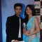 Karan Johar and Anushka Sharma at FICCI-FRAMES Inauguration in Renaissance, Powai, Mumbai. .