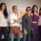 Vinay Pathak and Lara Dutta during the first look of film Chalo Dilli in Mumbai