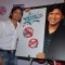 Shaan at Anti-tobacco campaign with Salaam Bombay Foundation and other NGOs, Tata Memorial, Parel. .