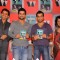 Gautam Gambhir and Virat Kohli at Harsha Bhogle's book launch at Trident