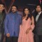 Aditya Narayan, Sanjay Leela Bhansali, Shreya Ghoshal and Sonu Nigam at X FACTOR 12 finalists Introduction in Filmcity. .