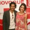 Giselle Monteiro and Ali Fazal at a promotional event for their film 'Always Kabhi Kabhi',in New Del