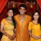 Manish Tulsiyani, Shambhavi Sharma and Anjali Abrol at Chhajje Chhajje Ka Pyaar tvshow on location