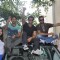 Hrithik, Farhan, Katrina, Kalki, Abhay flag off their road tour from Mumbai to Delhi to promote their film Zindagi Na Milegi Dobara at Mehboob Studios in Bandra, Mumbai