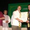 Jamia Millia Islamia's Vice-Chancellor Najeeb Jang conferring the title ''Nishan-e-Azad'' to Ambassador of Saudi Arabia Faisal Hasan Trad at a special ceremony,in New Delhi