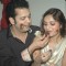 Rahul Mahajan feeding birthday cake to his wife Dimpy