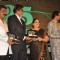 Megastar Amitabh Bachchan unveils Nitin Desai's book at his 25th year celebrations at JW Marriott in Mumbai.  .