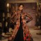 Model displaying designer Rohit Bal's collection at Lakmashion Week Winter/Festive 2011. .