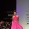 Model display creations by designer Drashta during Lakme Fashion Week Day 4 in Mumbai. .