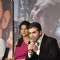 Karan Johar with Priyanka Chopra at Agneepath Trailer Launch Event. .