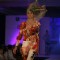 Model walks the ramp for WLC Chimera fashion show at Leela Hotel