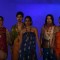 Model walks the ramp for WLC Chimera fashion show at Leela Hotel