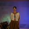 Model walks the ramp for WLC Chimera fashion show at Leela Hotel