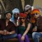 Karan Kundra with his co-stars in a poster still for the movie Pure Punjabi