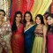 Supriya, Bhairavi, Shruti Ulfat, Neha Narang and Tapeshwari on the sets of Sasural Genda Phool