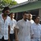 Sanjay Kapoor, Chunky Pandey at Producer Surinder Kapoor funeral at Vile Parle in Mumbai