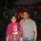 Suniel Shetty with wife grace Sanjay Dutt's Mata Ki Chowki in Bandra