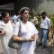 Dolly Thakore at Funeral of Legendery Gazal Singer 'Jagjit Singh' at Chandanwadi Crematorium, Mumbai